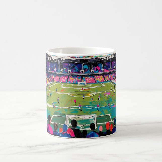 Art of Soccer (#3) Coffee Mug (Center)
