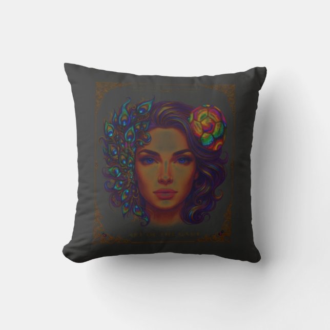 Art of the Game Throw Pillow (Front)