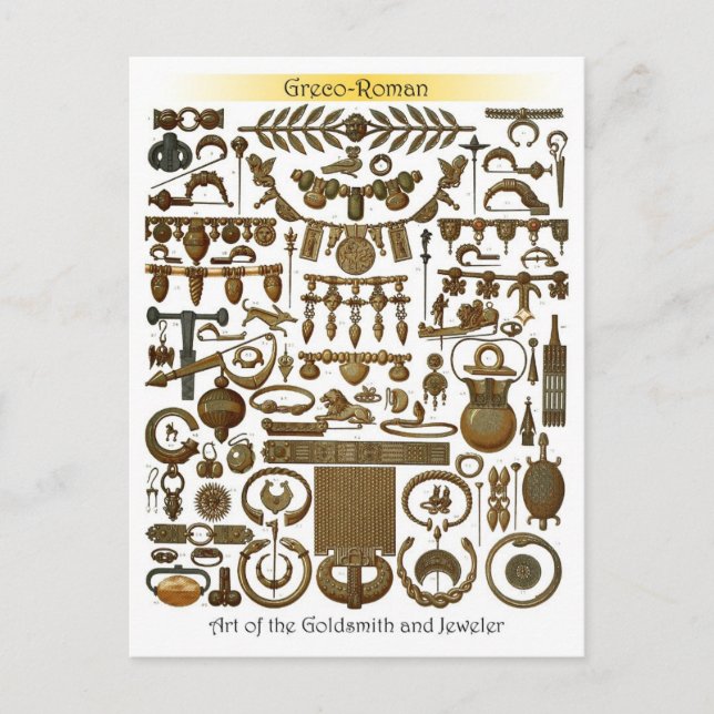 Art of the Goldsmith and Jeweler (Greco-Roman) Postcard (Front)