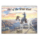 Art Of The Wild West Calendar at Zazzle