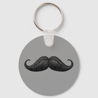 Art of Traditional Braided Moustache Keychains