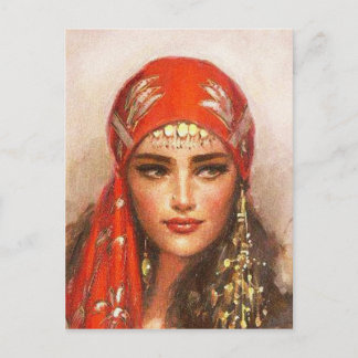 art of women postcard