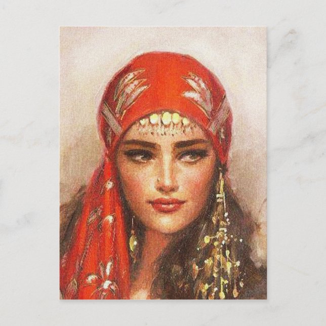 art of women postcard (Front)