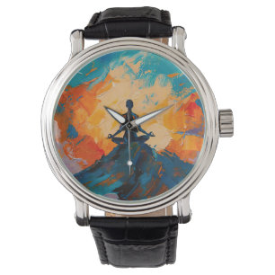 Art of Yoga (#4) oil painting Watch
