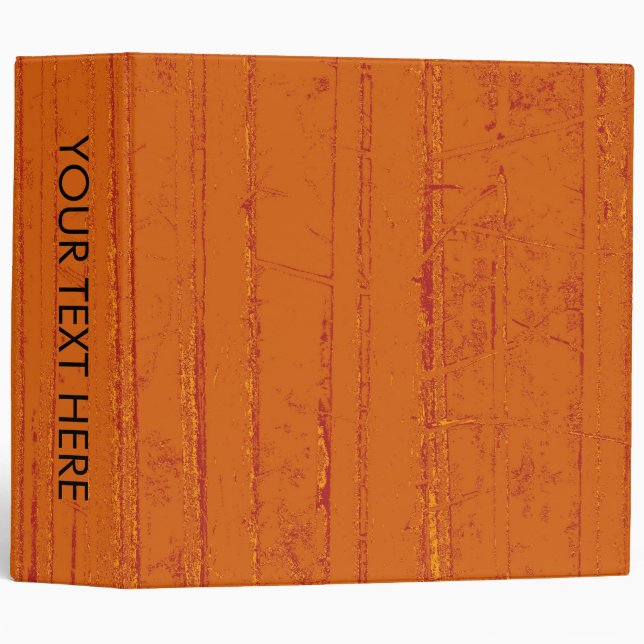 Art Orange Forest 3 Ring Binder (Front/Spine)