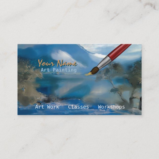 Art Painting - Business Card (Front)