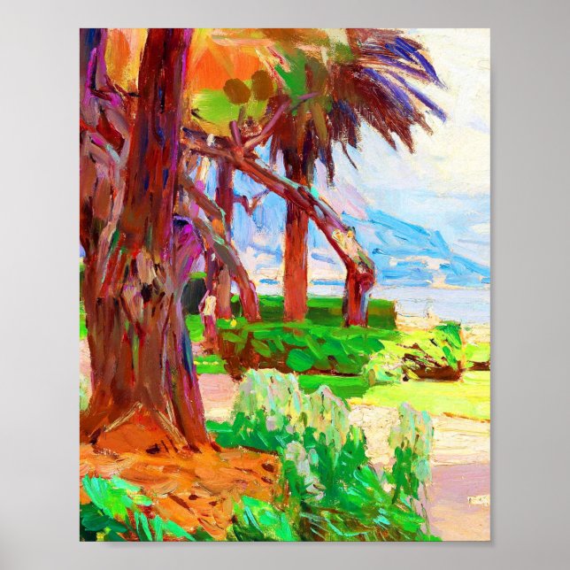 Art painting by Carl Moll  Poster (Front)