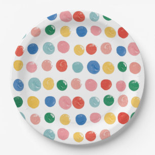 Art Painting Party Painting Kids Birthday Paper Plates