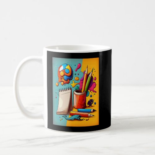 Art Painting  Pop Painter Mom  3  Coffee Mug