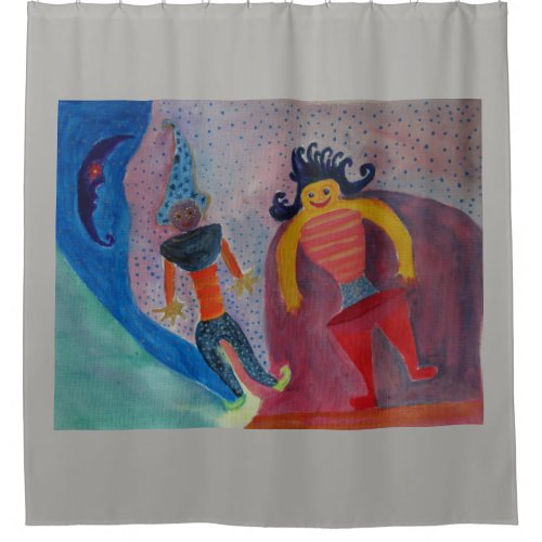 Art Painting Shower Curtain