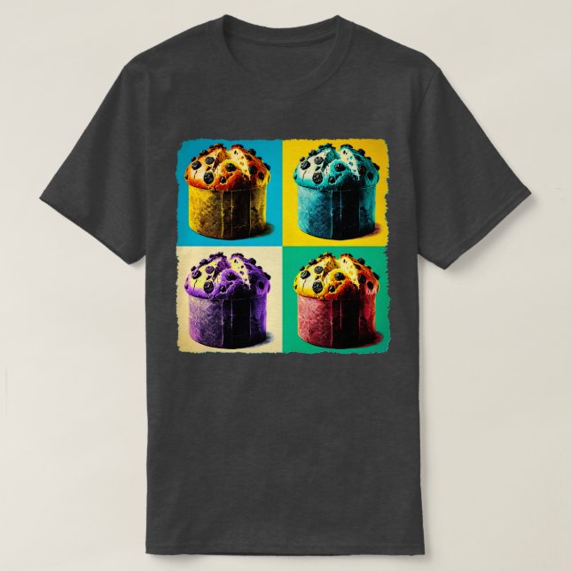 Art Panettone Italian Christmas Brilliance T-Shirt (Design Front)