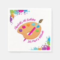 Art Party Craft Painting Girly Birthday Party
