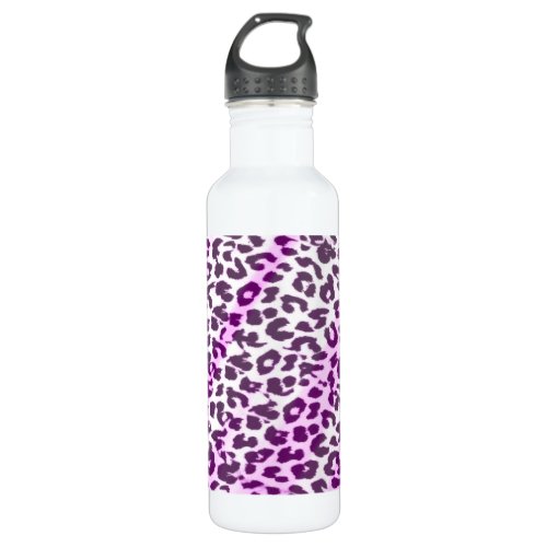 Art pattern leopard fur abstract texture 2 water bottle