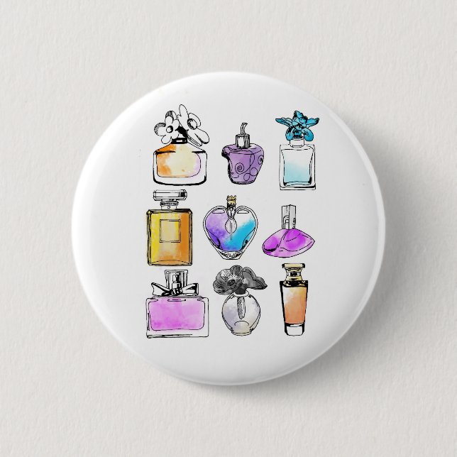 Art perfumes pinback button (Front)
