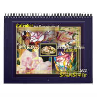 Art Photographs Stained Glass Lamps Calendar 2012