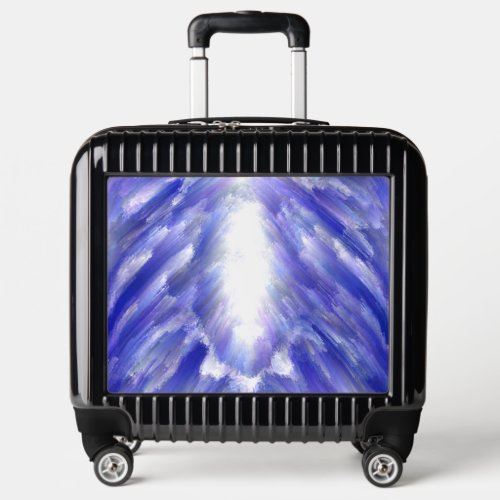 Art picture with light from inside _ batik   place luggage