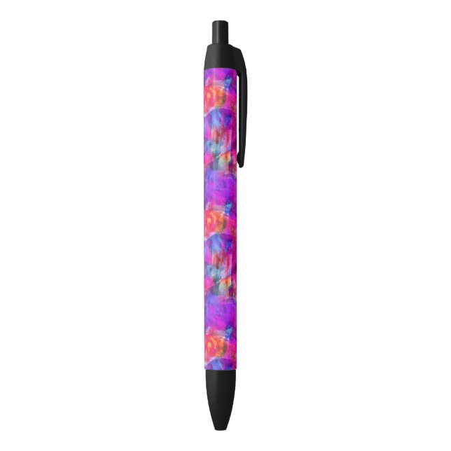 Art pink, blue, red texture background pen (Bottom (Vertical))