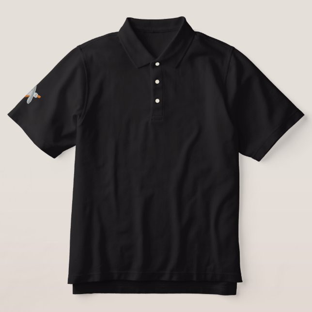 Art Polo Shirt: John Dyer Seagull - Beachy Treats (Design Front)