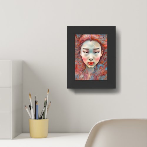 ART PORTRAIT 7 FRAMED ART