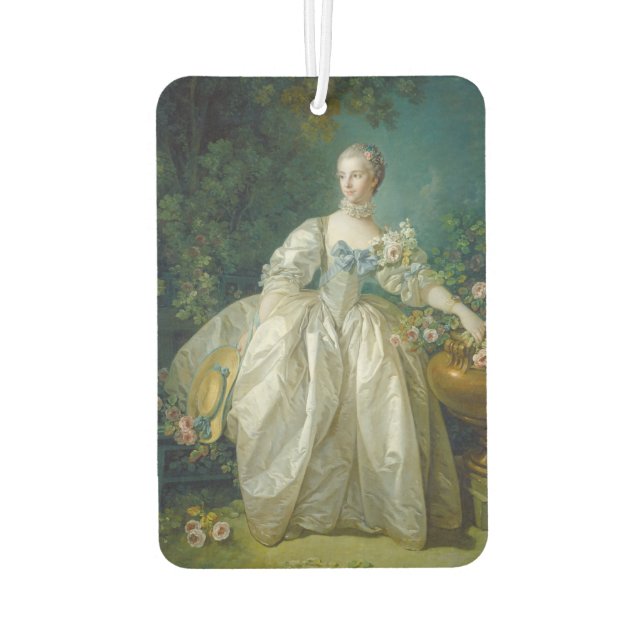 Art Portrait car air freshner Air Freshener (Back)