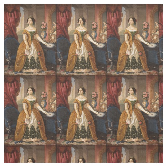 Art Portrait custom fabric (Swatch)