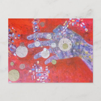 Art postcard, mail, postcard