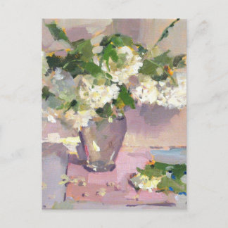 Art postcard "Spring Snowballs"