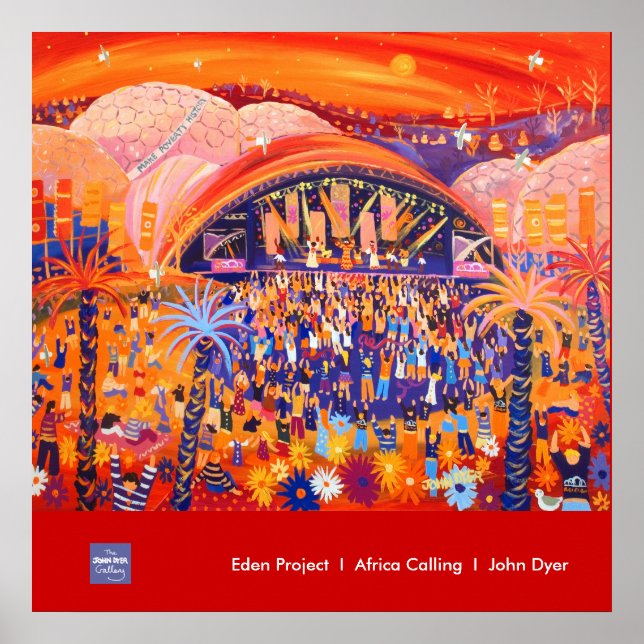 Art Poster: Eden Project LIVE 8 by John Dyer Poster (Front)