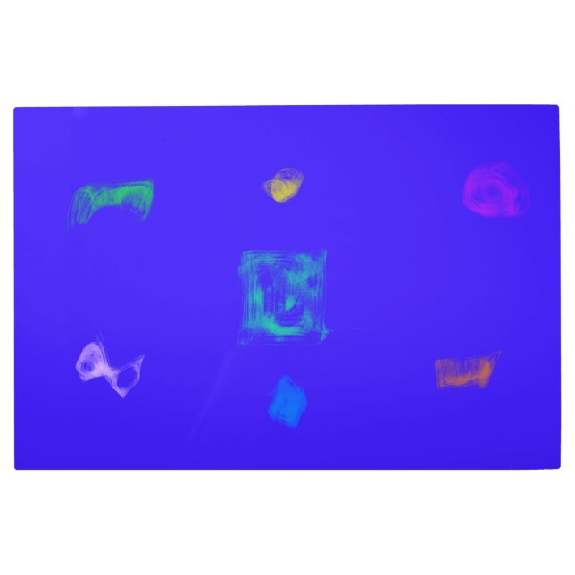 Art Potpourri  Blue Minimal Abstract Art (Front)