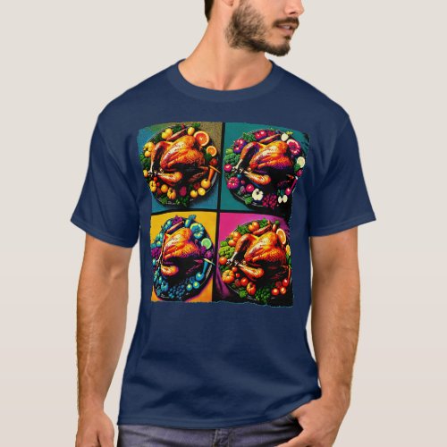 Art Poultry A Thanksgiving Turkey Extravaganza Cla T_Shirt