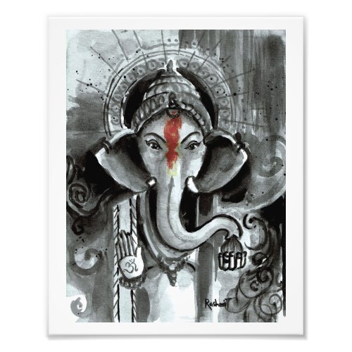 Art Print_ Aashirwad Ganesha  Photo Print