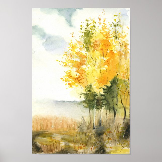 Art print autumn landscape (Front)