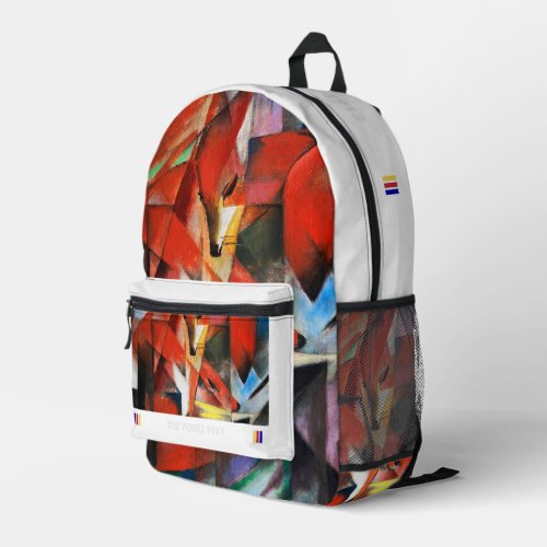 Art Print Backpacks The Foxes 1913 Franz Marc