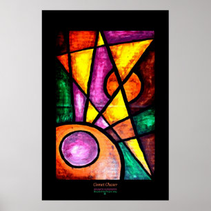 Art Print, Comet Chaser, Acrylic Poster