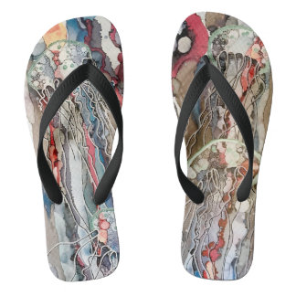 Art print flip flops. flip flops