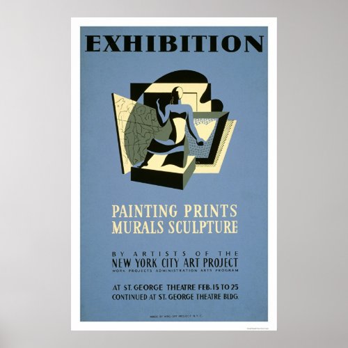 Art Project New York 1940 WPA Poster