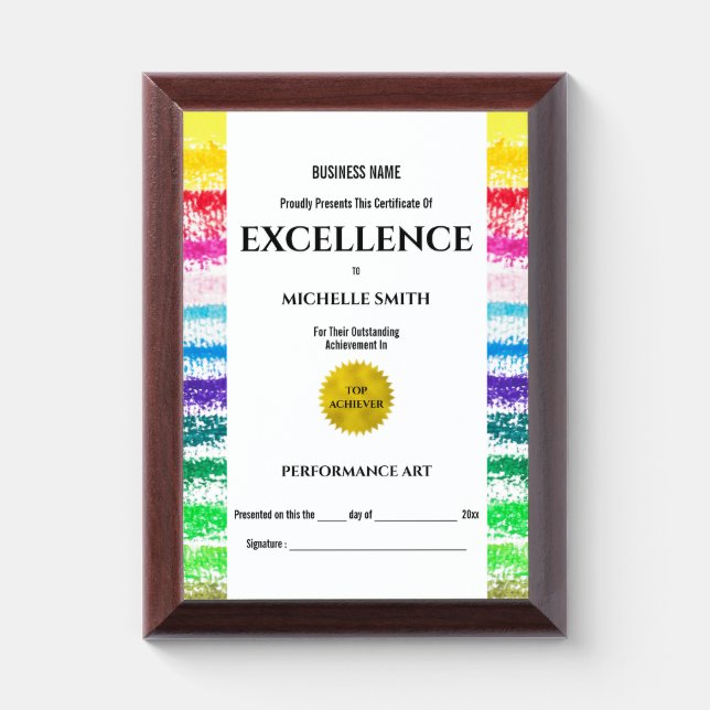 Art rainbow pastel top award accolade achievement (Vertical)