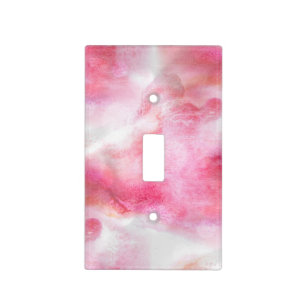 art red avant-garde background hand paint light switch cover