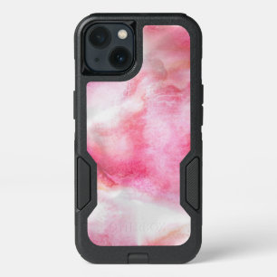 art red avant-garde background hand paint iPhone 13 case