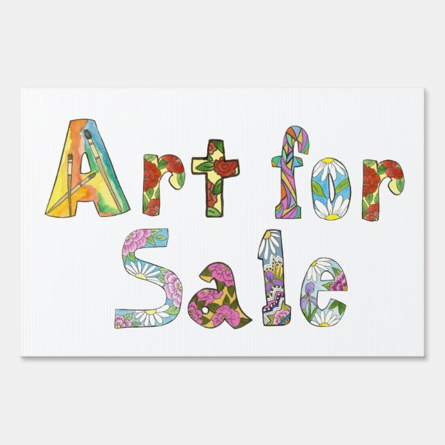 Art Sale Sign (Front)