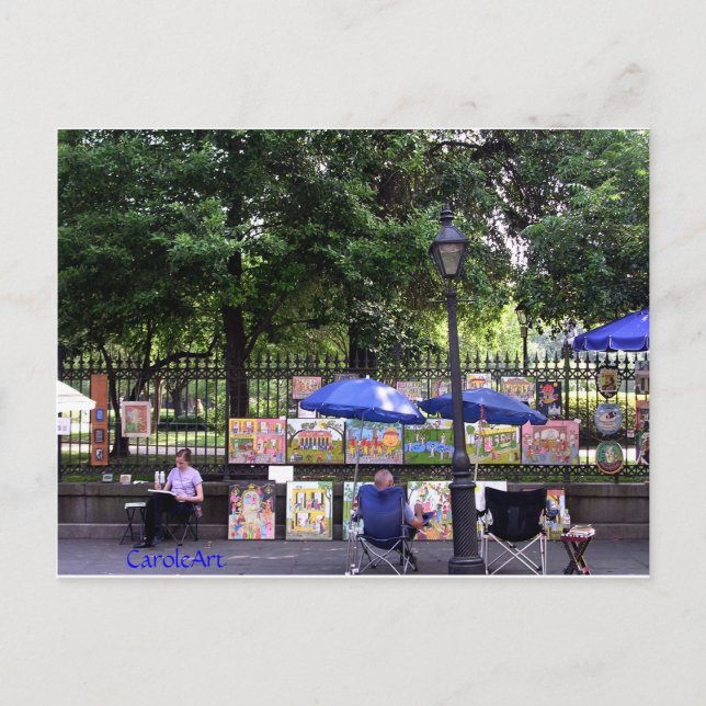 "Art Scene" NOLA Postcard (Front)