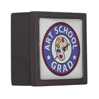 Art School Graduation Premium Trinket Boxes