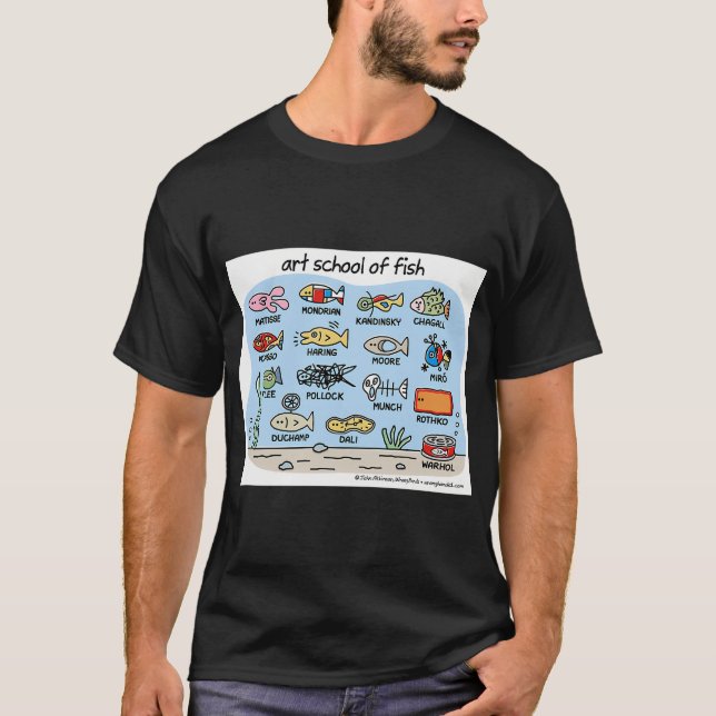 art school of fish T-Shirt (Front)