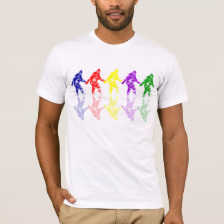 ART SCHOOL SQUATCH - Colorful Bigfoot Logo T-Shirt