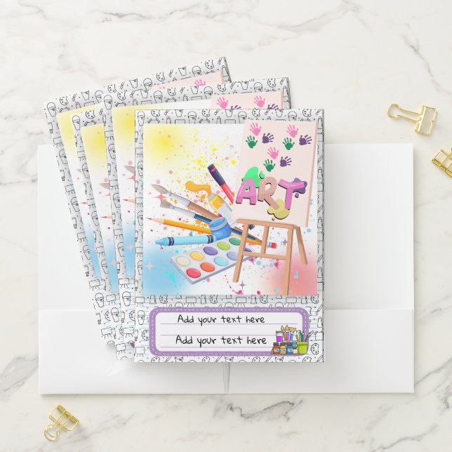 Art School Subject Pocket Folder (In Situ)