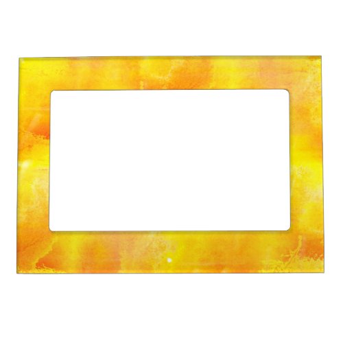 art seamless color yellow background watercolor magnetic photo frame