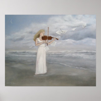 Art - Serenade Fantasy Art  Poster