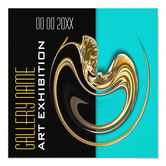 Art show gallery exhibition jewelry CUSTOMIZE Card