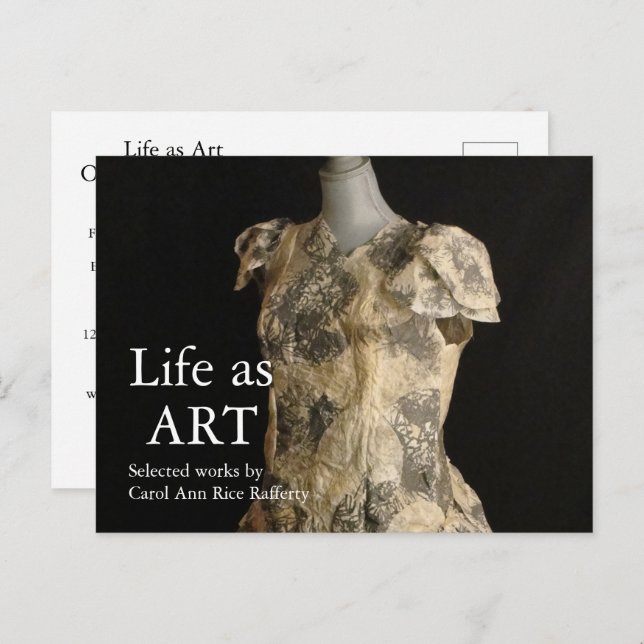 Art Show Invitation Postcard (Front/Back)