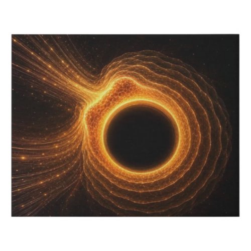 ART Space "Black Hole" Faux Canvas Print